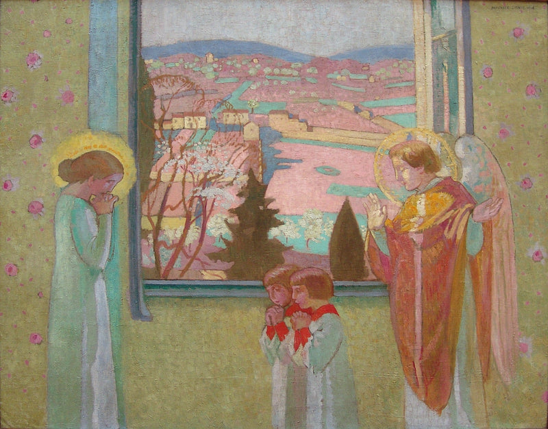 Anunciación en la ventana del priorato - Maurice Denis