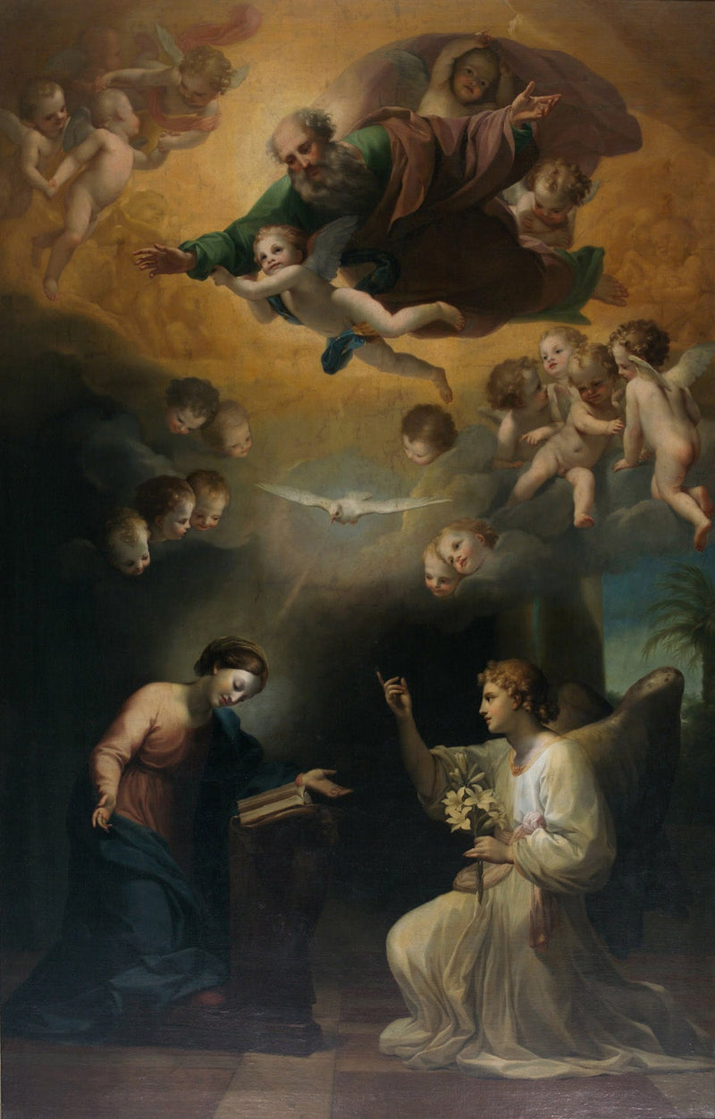 Anunciación a María - Anton Raphael Mengs