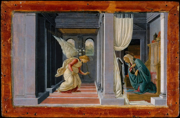 La Anunciación, hacia 1490 - Sandro Botticelli