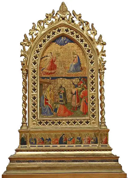 Anunciación y Adoración de los Reyes Magos - Fra Angelico