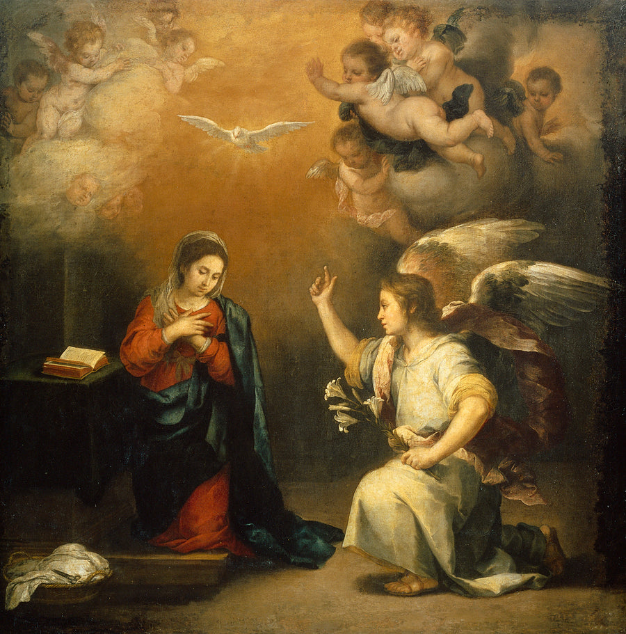 L'Annonciation à Marie - Bartolomé Esteban Murillo
