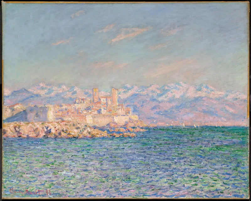 Antibes, efecto de la tarde - Claude Monet