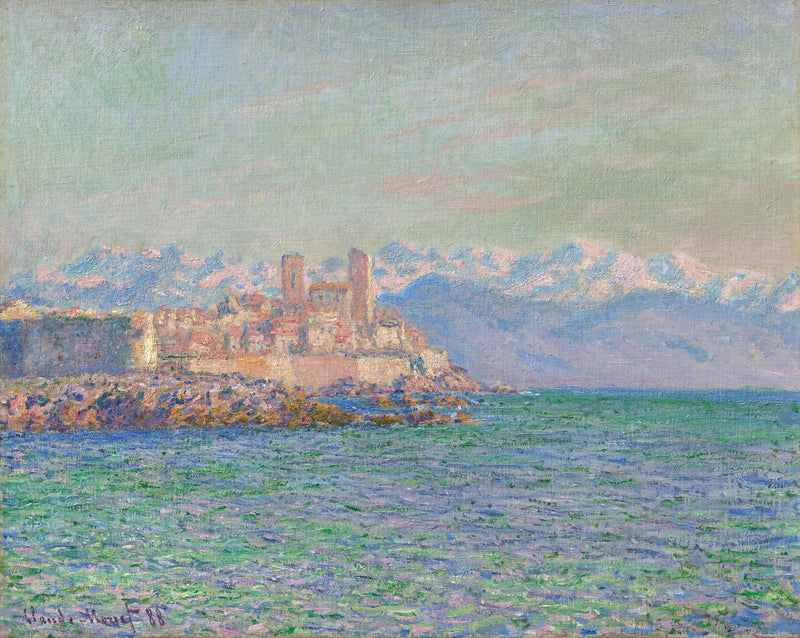 Antibes, el fuerte - Claude Monet