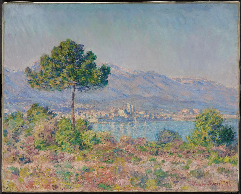 Antibes visto desde el plateau Notre-Dame - Claude Monet