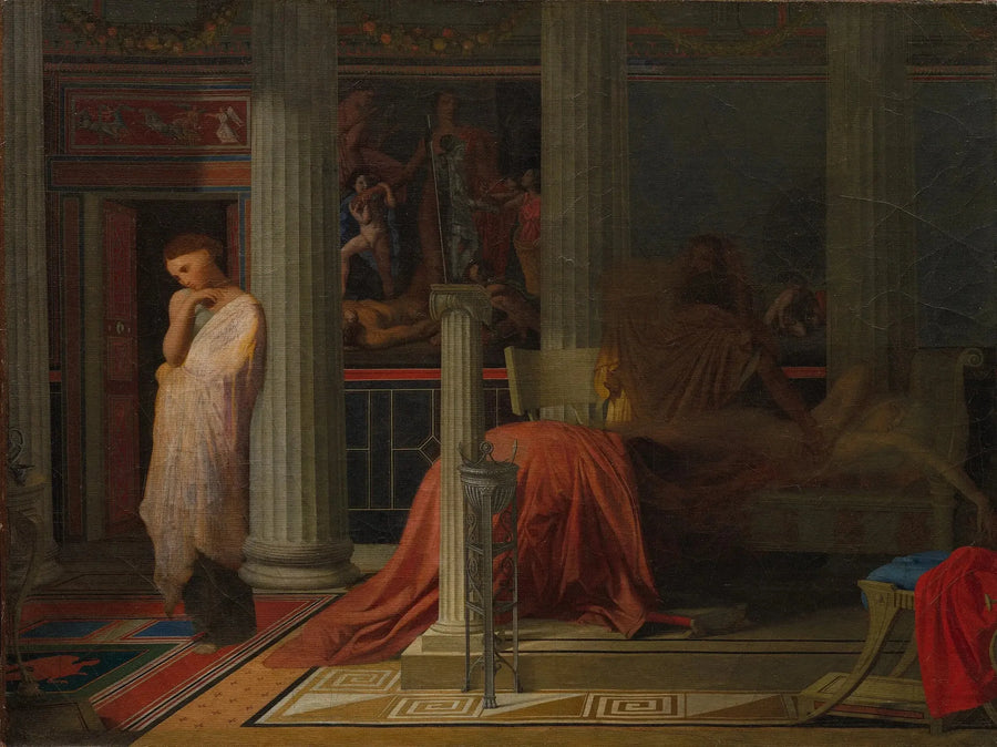 Antíoco y Estratónica - Jean-Auguste-Dominique Ingres