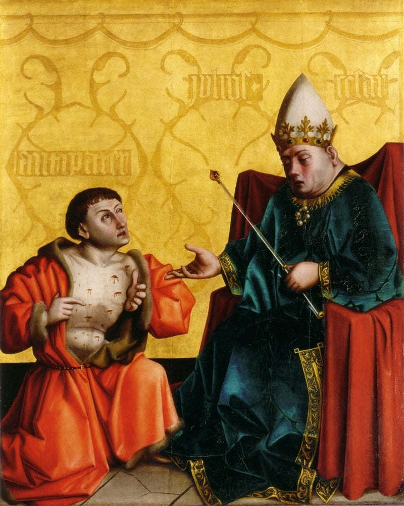 Antípatre frente a Julio César - Konrad Witz