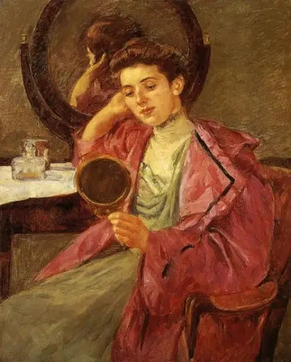 Antoinette en su tocador - Mary Cassatt