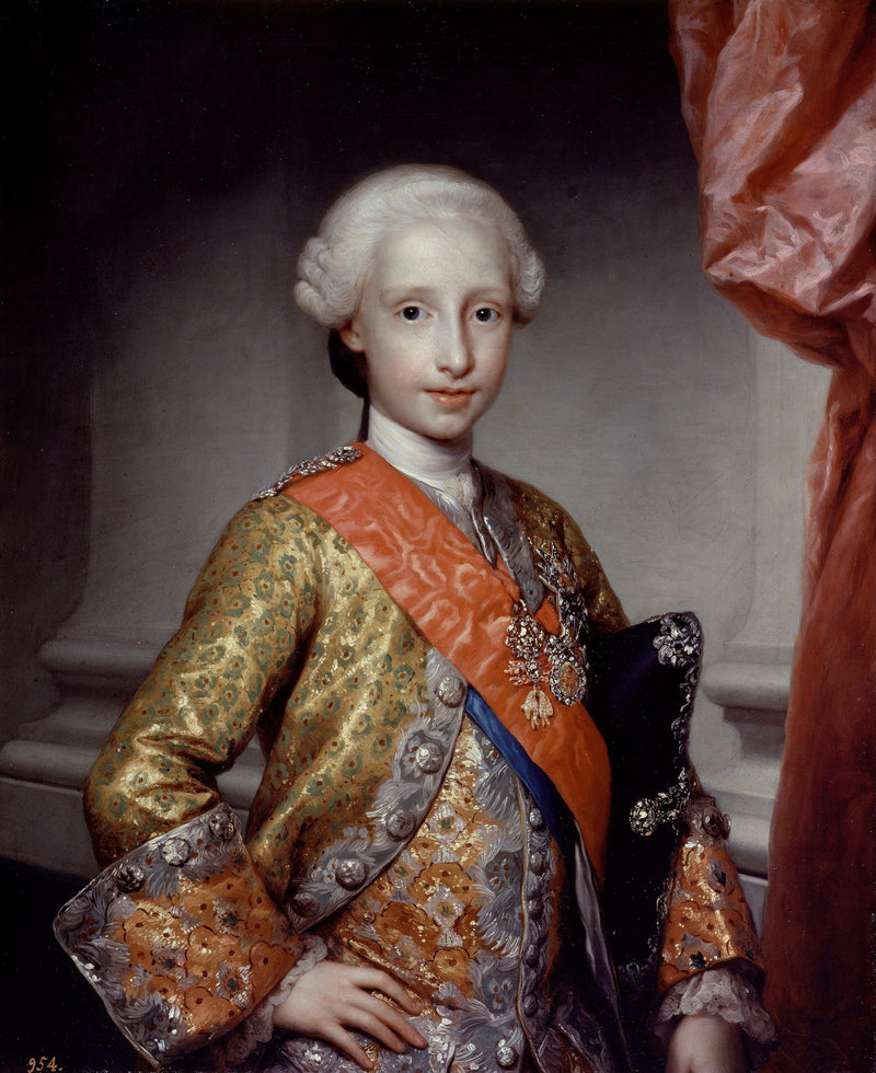 Antonio Pascual de Borbón y Sajonia, infante de España - Anton Raphael Mengs