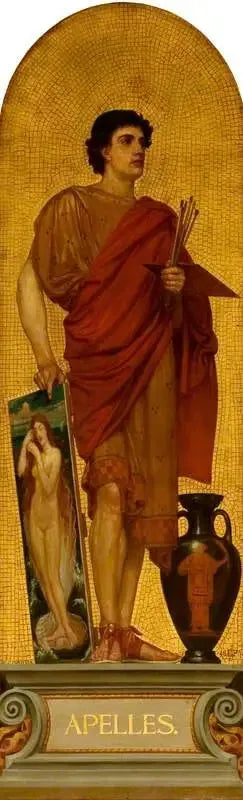 Apelle (proyecto para un mosaico en el Museo Victoria and Albert) - Edward Poynter