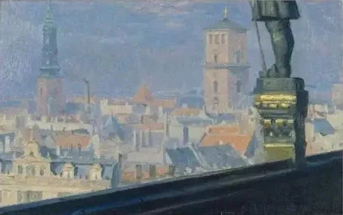Vista del Ayuntamiento de Copenhague - Peder Severin Krøyer