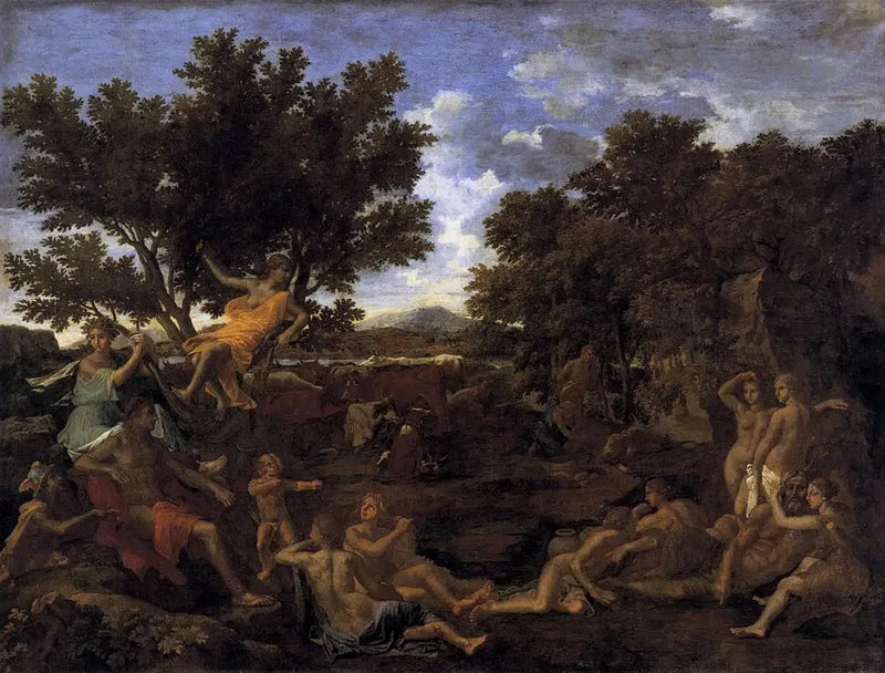 Apolo enamorado de Dafne - Nicolas Poussin