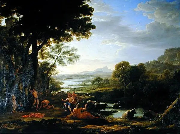 Apolo desgarrando a Marsyas - Claude Lorrain