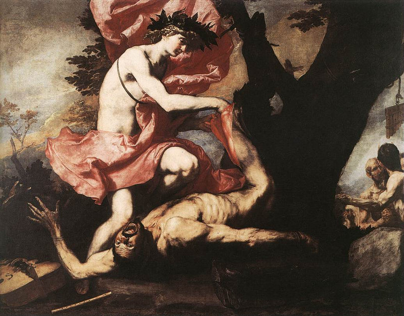 Apolo desgarrando a Marsias - Jusepe de Ribera