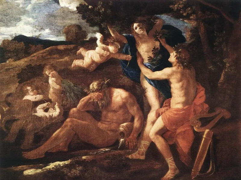 Apolo y Dafne - Nicolas Poussin