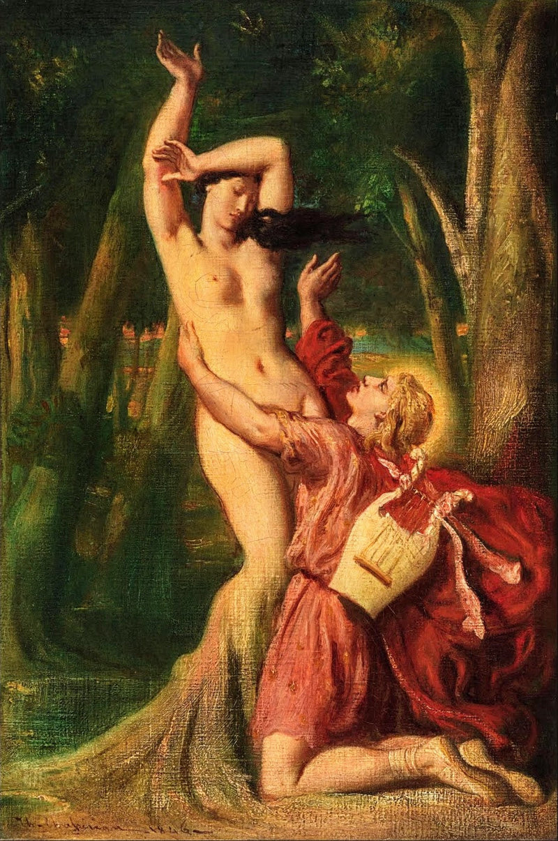 Apolo y Dafne - Théodore Chassériau
