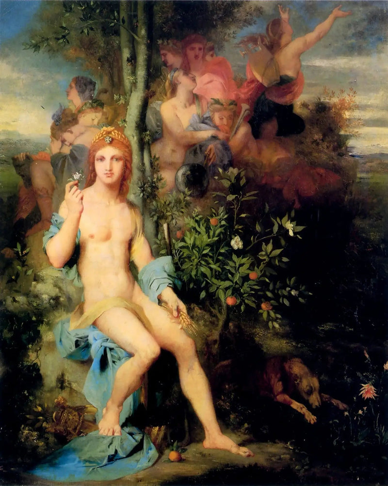 Apolo y las Nueve Musas - Gustave Moreau