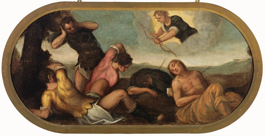 Apolo dispara a los hijos de Níobe - Paul Véronèse