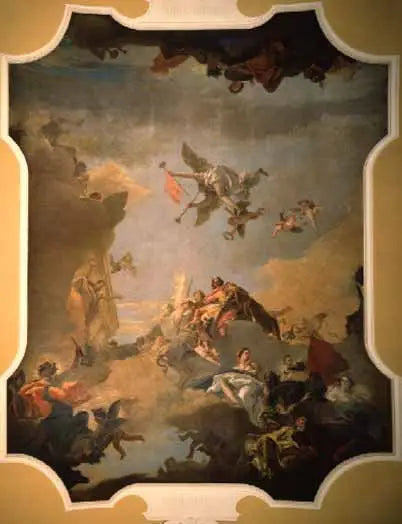 Apoteosis de Angelo della Vecchia - Giovanni Battista Tiepolo