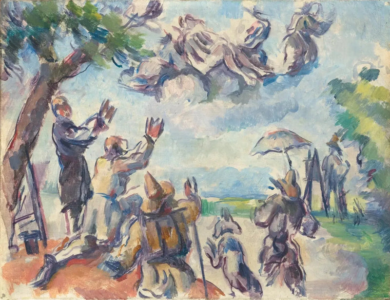 Apoteosis de Delacroix - Paul Cézanne