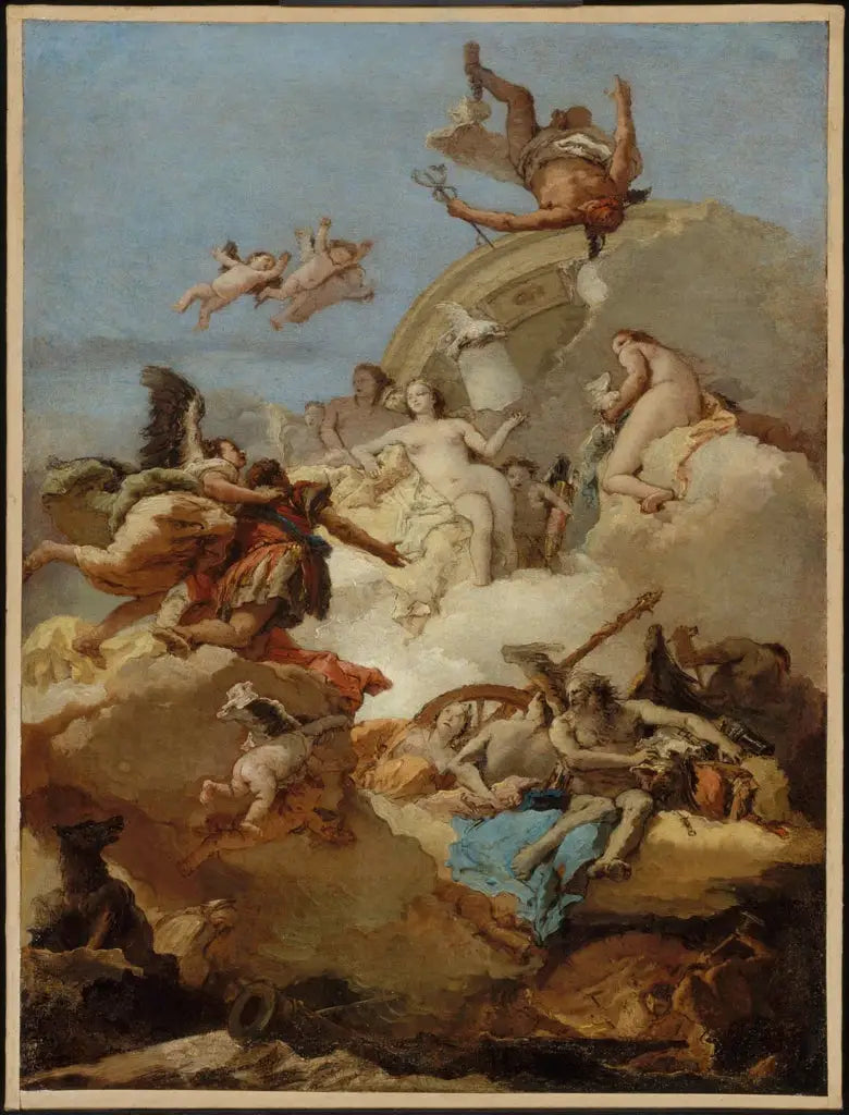 Apoteosis de Eneas - Giovanni Battista Tiepolo