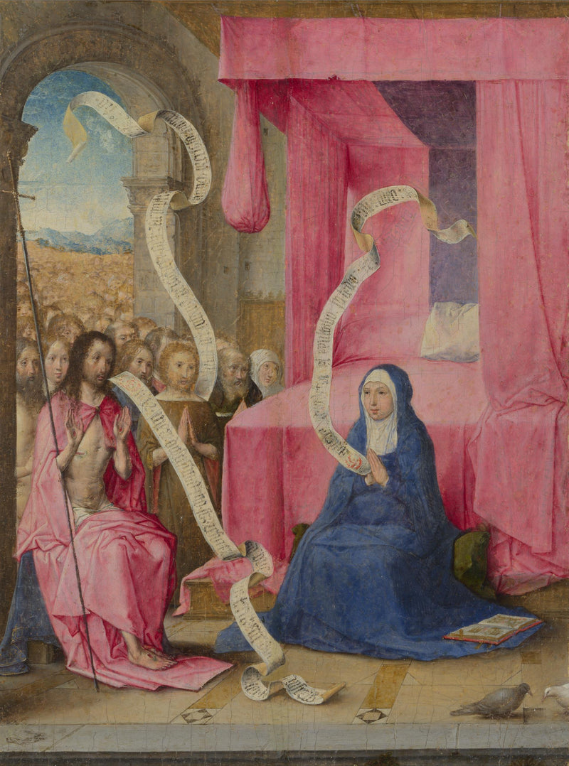 Aparición de Cristo a la Virgen - Juan de Flandes