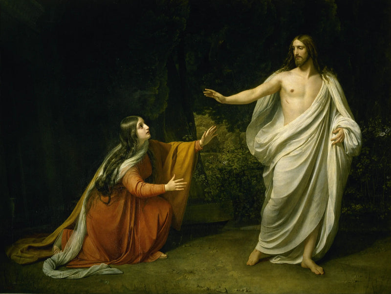 Aparición de Cristo a María Magdalena después de la Resurrección - Alexandre Ivanov