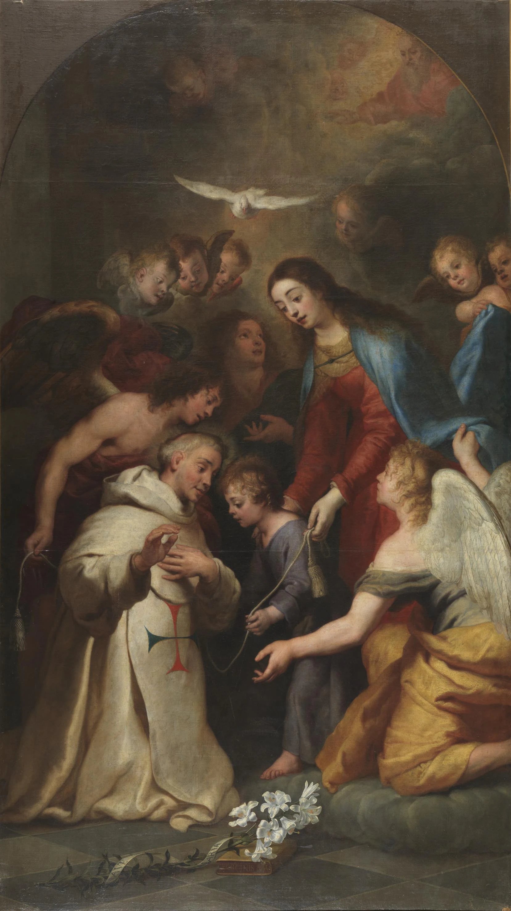 L'Apparition de la Vierge à Simón de Rojas - Gaspard de Crayer