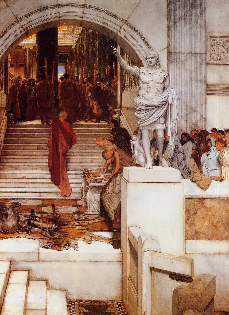 Después de la audiencia - Lawrence Alma-Tadema