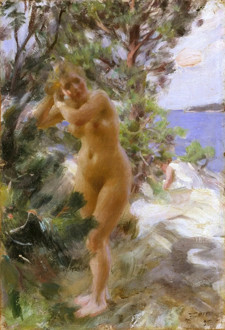Después del baño - Anders Zorn