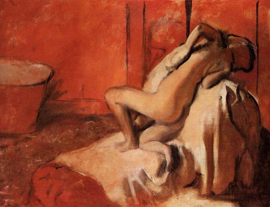 Después del baño - Edgar Degas