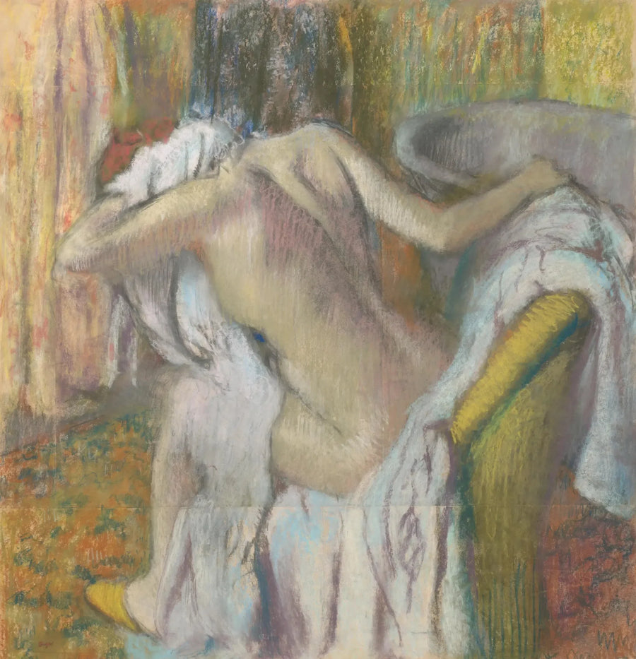Después del baño, mujer secándose - Edgar Degas