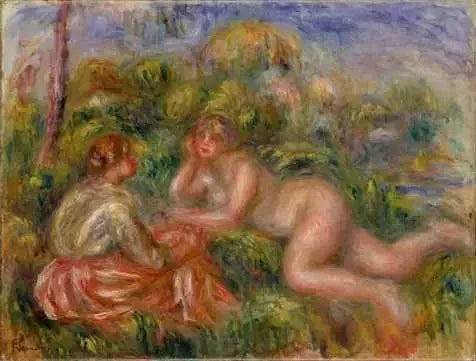 Después del baño - Pierre-Auguste Renoir