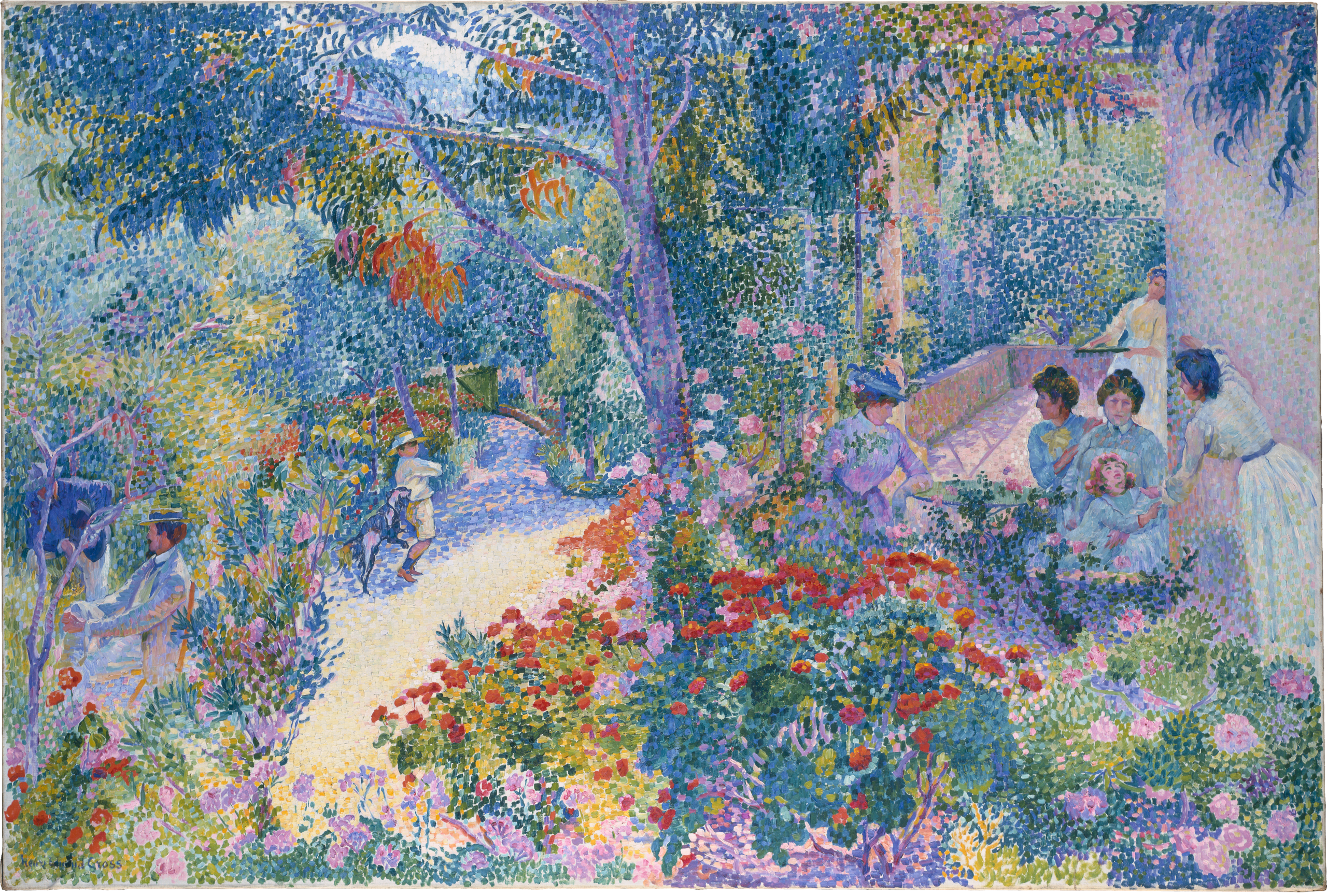Après-midi au jardin - Henri-Edmond Cross - Alpha Reproduction