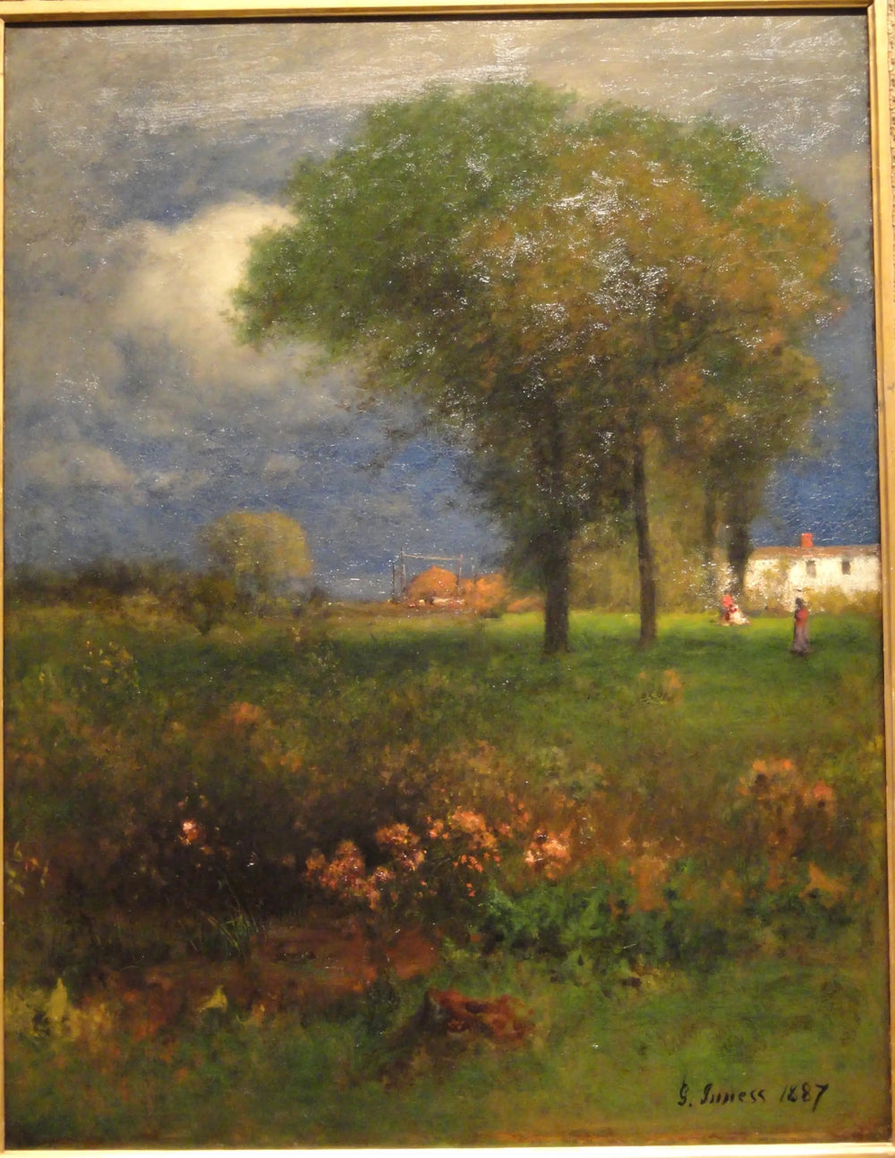 Après-midi de septembre - George Inness image 1 copie peinte à la main à l’huile