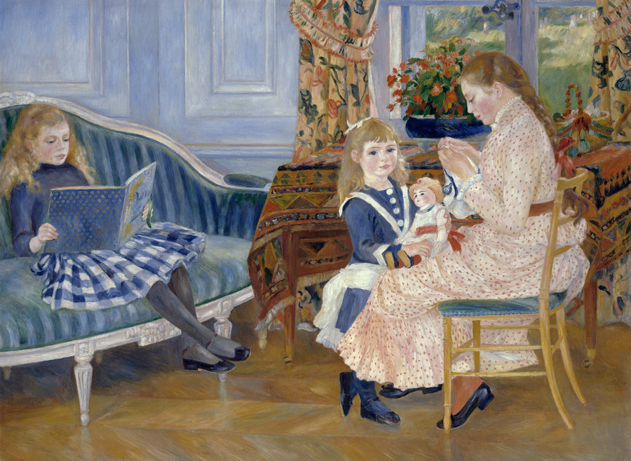 La tarde de los niños en Wargemont - Pierre-Auguste Renoir