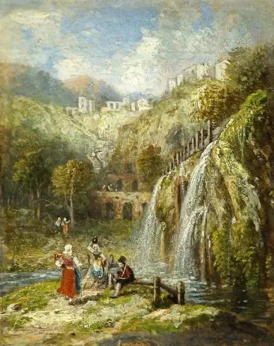 Acueducto y Cascada cerca de Roma - J. M. W. Turner