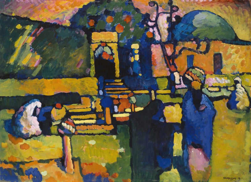 Arabescos (cementerio) - Vassily Kandinsky