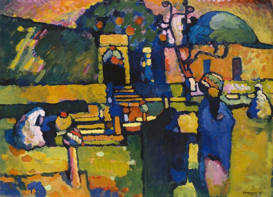 Arabescos (cementerio) - Vassily Kandinsky