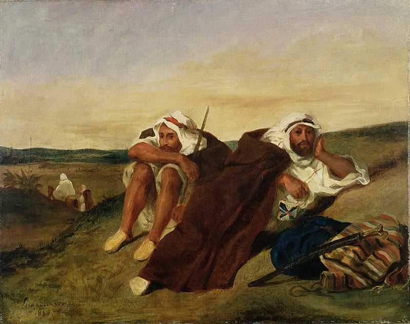 Árabes de Orán - Eugène Delacroix