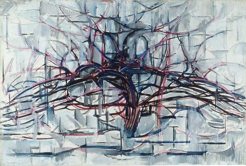 Árbol horizontal - Piet Mondrian