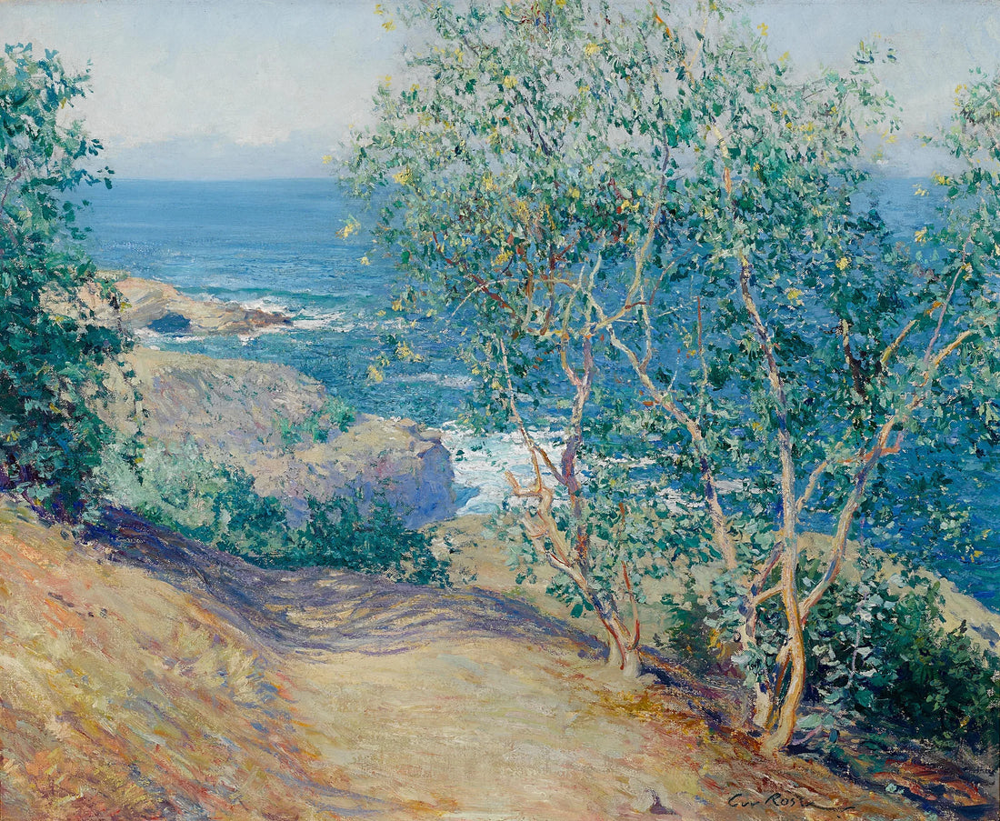 Árboles de tabaco indios, La Jolla - Guy Rose