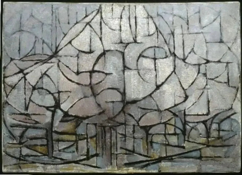 Árboles en flor - Piet Mondrian