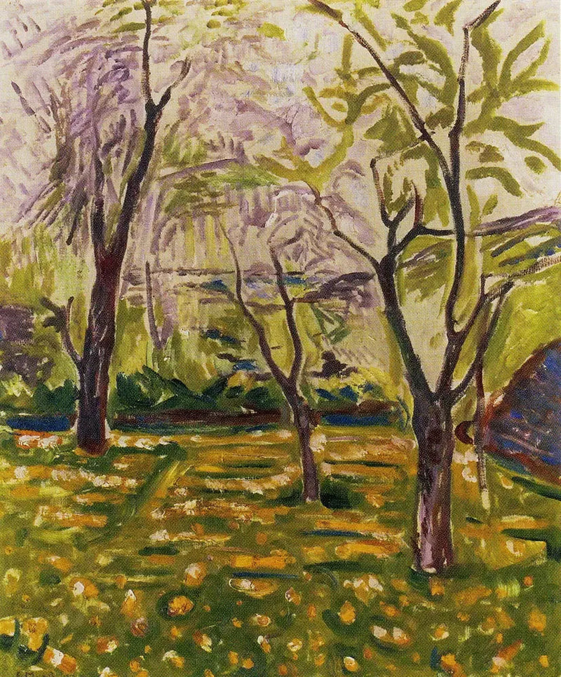 Árboles y Ranúnculos - Edvard Munch