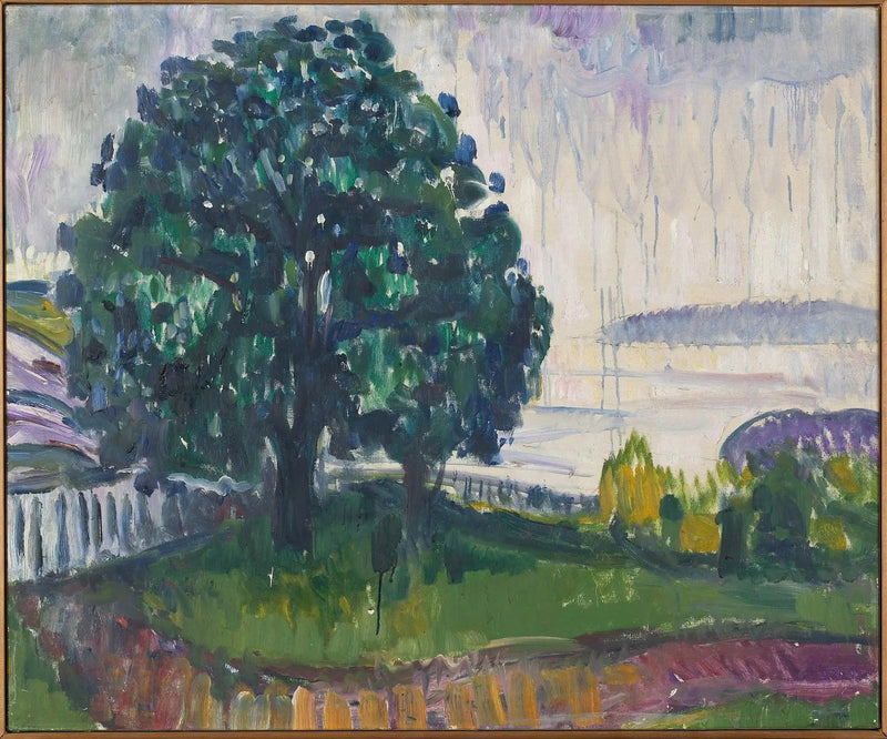 Árboles cerca del mar - Edvard Munch