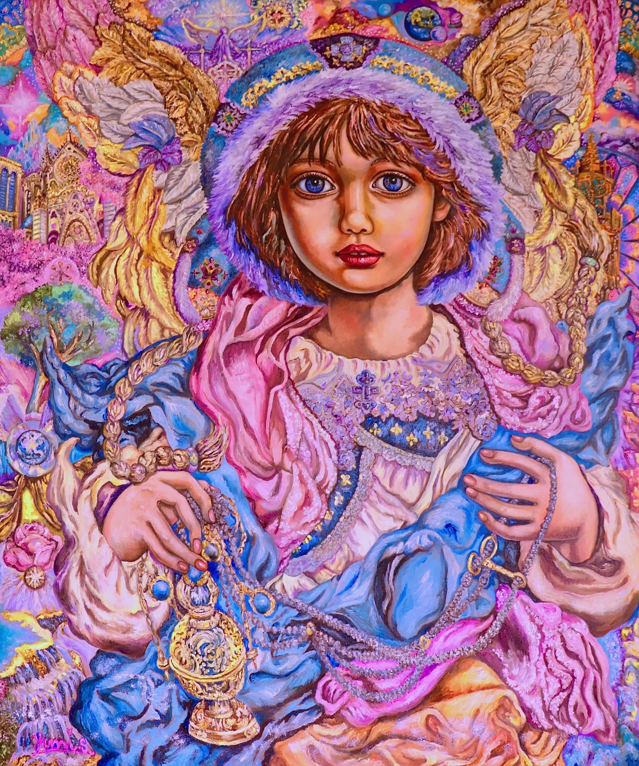 Archangel Chamuel - Yumi Sugai Reproductions de tableaux à la peinture à l’huile