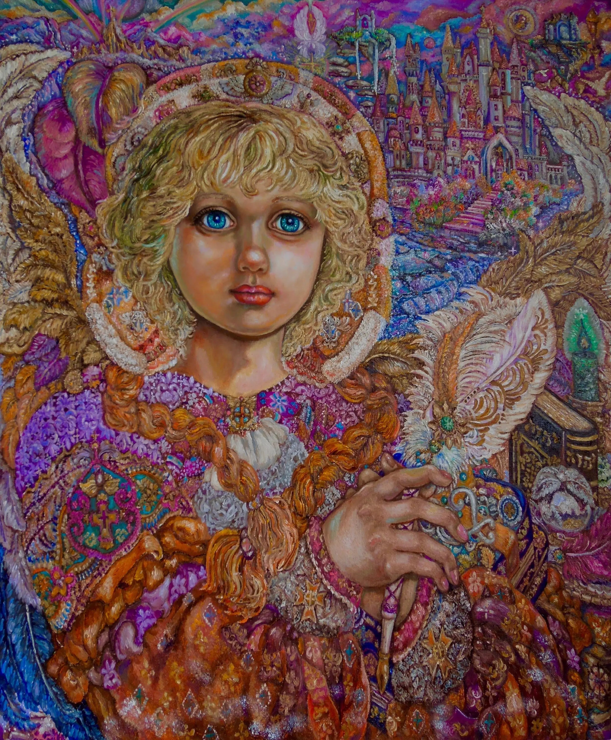 Archangel Metatron - Yumi Sugai Reproductions de tableaux à la peinture à l’huile