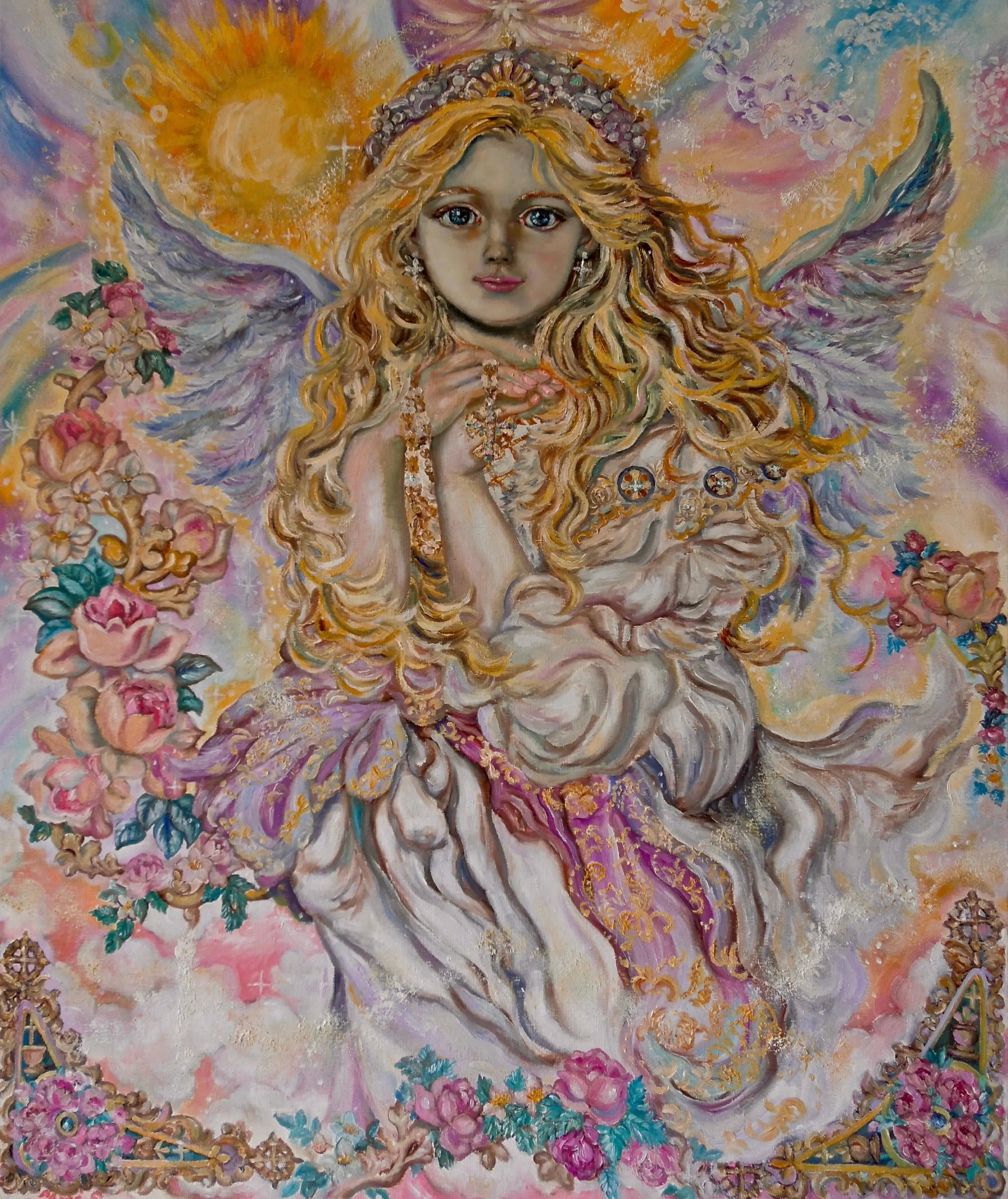 Archangel Raphael - Yumi Sugai Reproductions de tableaux à la peinture à l’huile