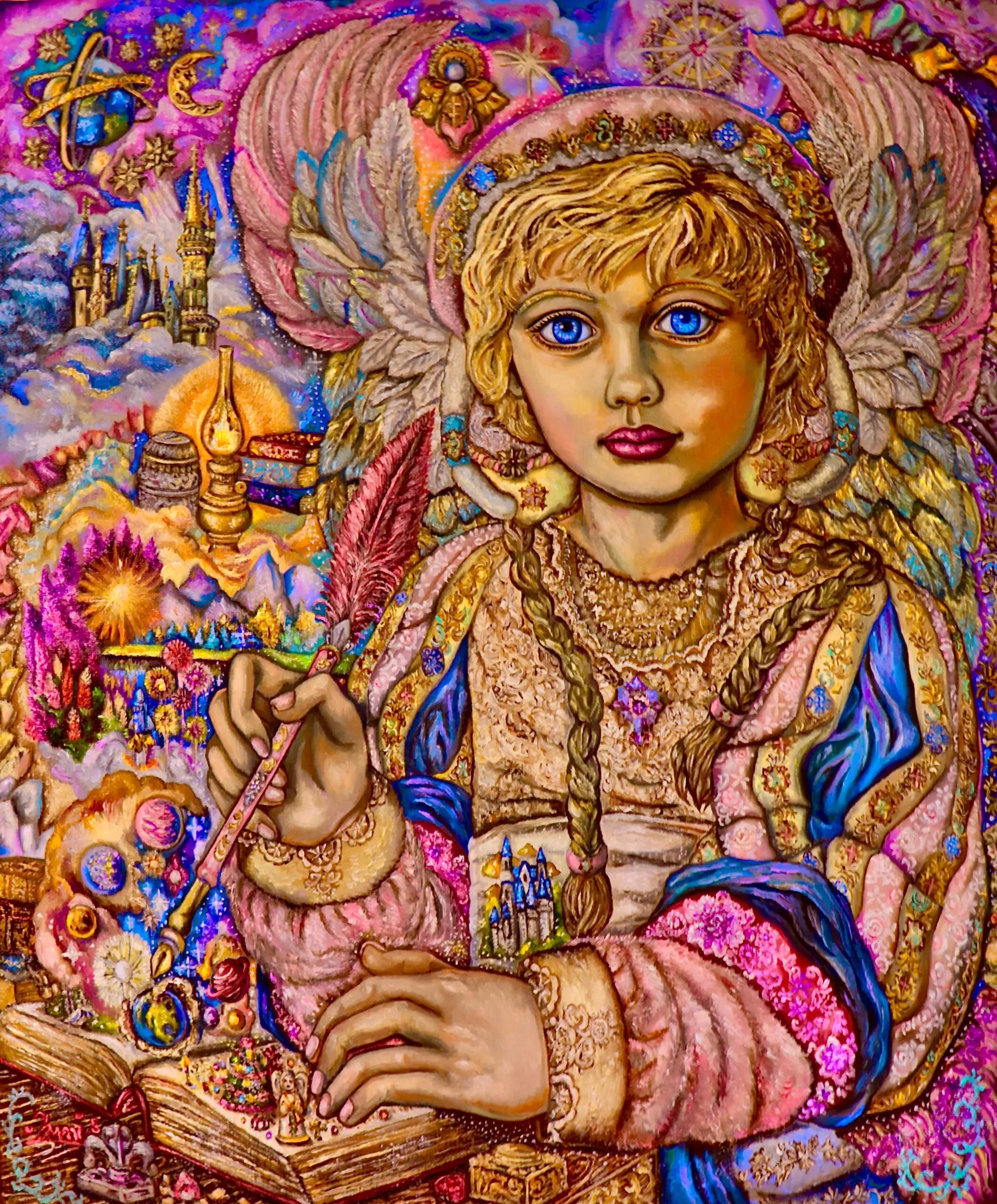 Archangel Raziel - Yumi Sugai Reproductions de tableaux à la peinture à l’huile