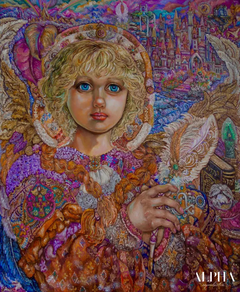 Archangel Uriel - Yumi Sugai Reproductions de tableaux à la peinture à l’huile