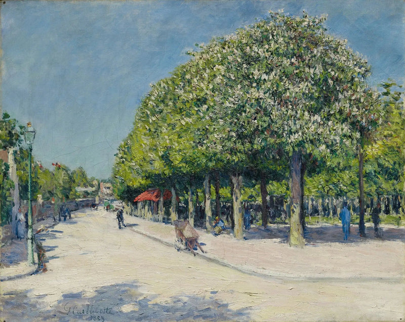 Argenteuil, feria - Gustave Caillebotte